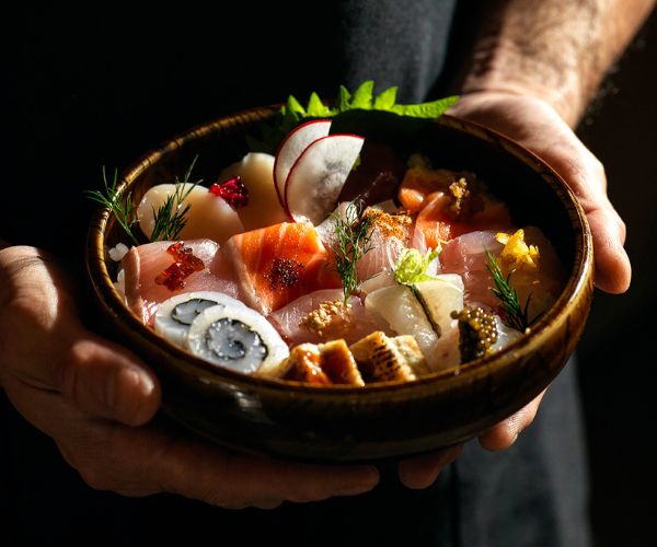 Sake Chirashi Sushi Bowls